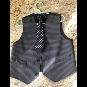 Little Boys Vest and Tie Set